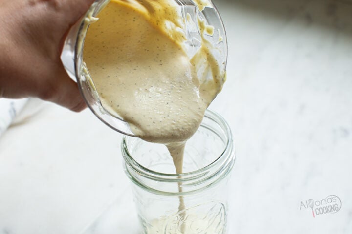 image of homemade Caesar Dressing