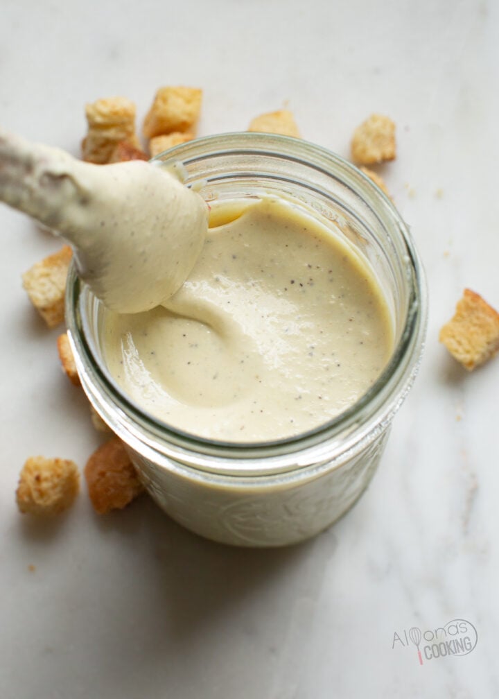 Creamy Caesar Dressing Recipe - Alyona’s Cooking
