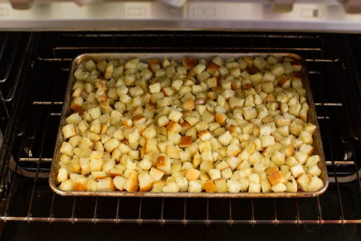 bake croutons