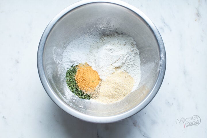 Shrimp Fritto Misto breading