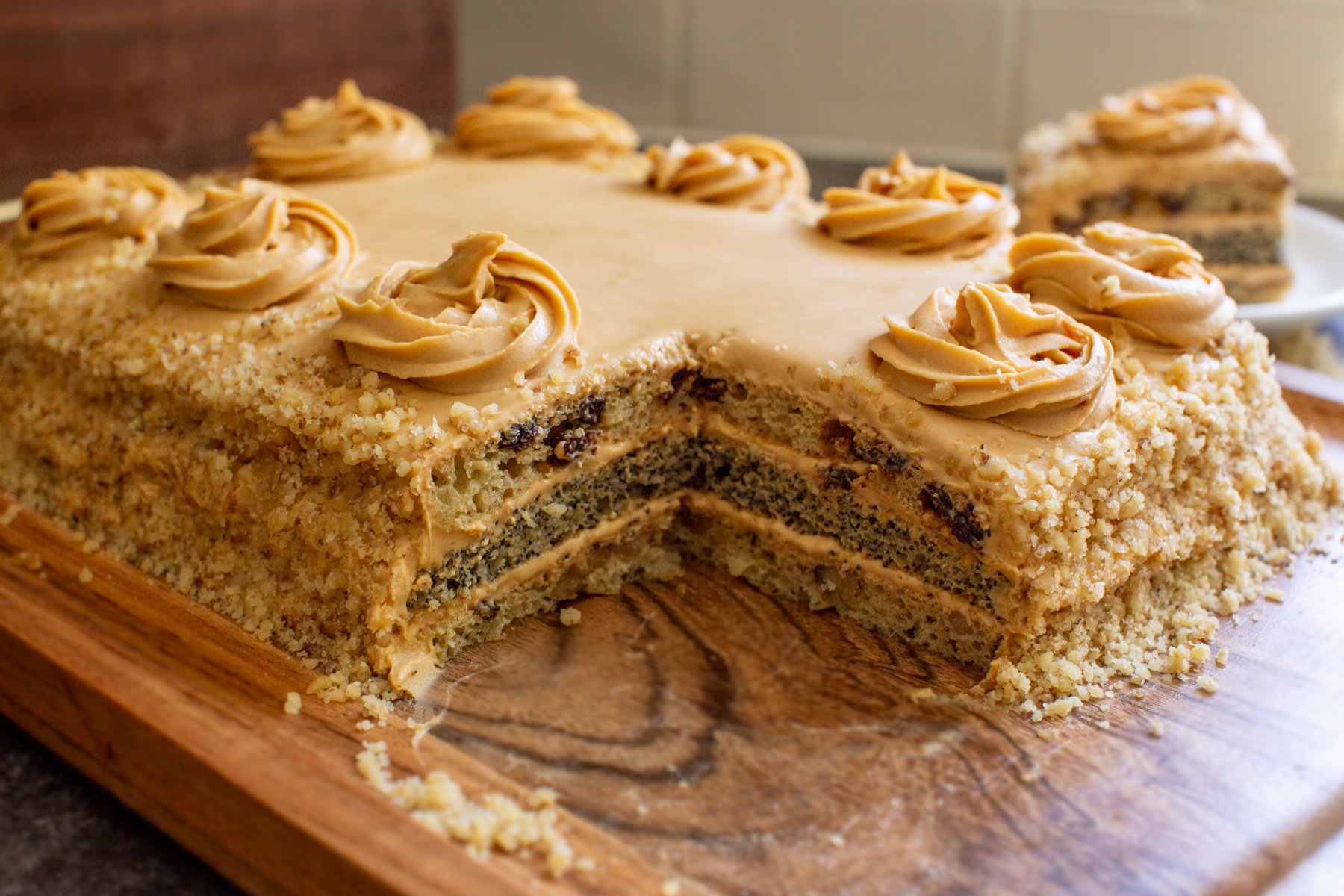 rectangular Ukrainian cake 