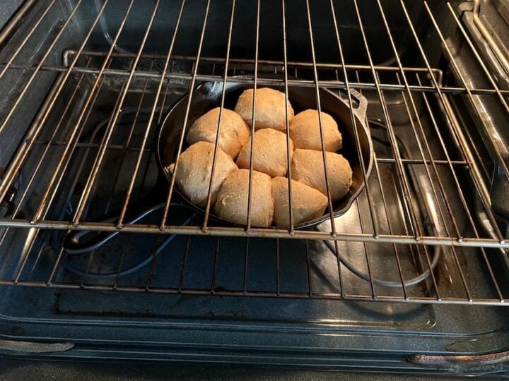 baked sourdough biscuits with freshly milled flour