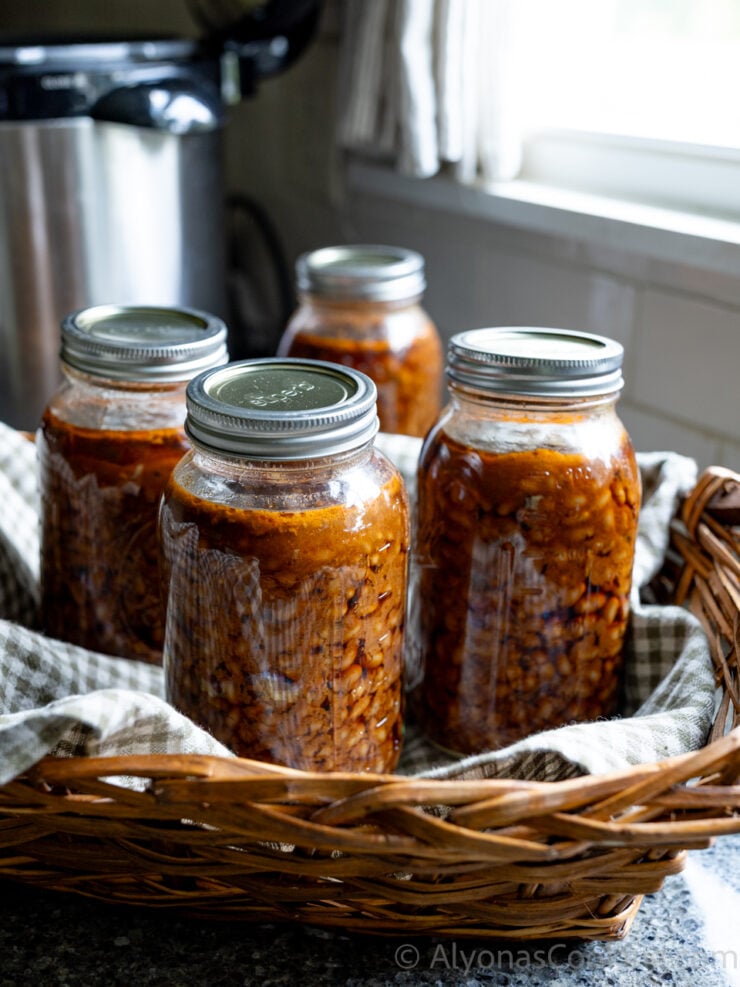 image of home-canned baked beans