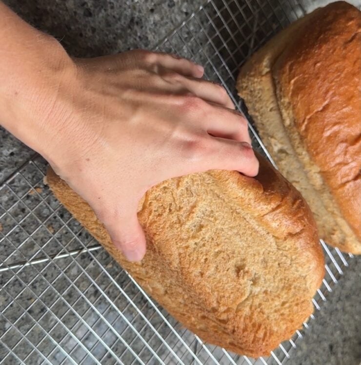 image of the softest sourdough sandwich bread